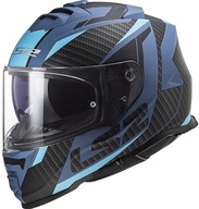 Celotvárová prilba LS2 FF800 Storm Racer Mat Blue L