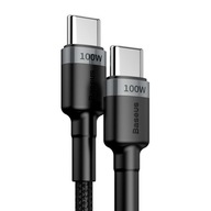 Kábel Baseus 2xUSB-C Type-C PD 100W 5A QC 3.0 200cm