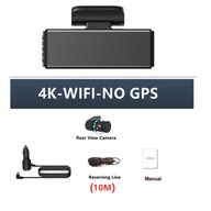 4-palcový mini 4K WIFI GPS rekordér do auta