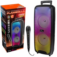 Flamezilla karaoke Bluetooth MP3 FM 1000W mikrofón