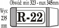 ŠKOLSKÉ OBÁLKY OCHRANNÁ TRIEDA Nastaviteľný obal na knihu R22 (50 ks) IKS