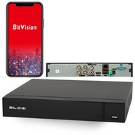 Analógový monitorovací rekordér pre 4 hybridné kamery 5v1 XVR BLOW 5MP