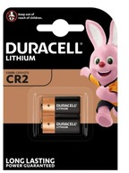 2x lítiová batéria DURACELL CR2 3V CR15H270 DL2