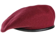 Poľský EMBOSSED BERET WP Wool, bordový, veľkosť 57