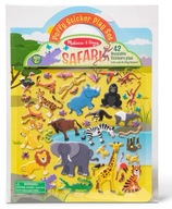 MelissaandDoug konvexné opakovane použiteľné nálepky Safari