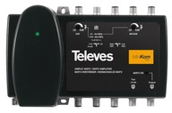 Zosilňovač signálu DVB-T2 Televes Minikom 37dB DC 12V napájací zdroj pre TV antény