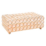 Obdĺžnikový obrúsok na krabičku Bling Crystal Tissue Box