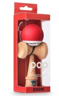 KENDAMA KROM POP ČERVENÁ + STRING + NÁLEPKY