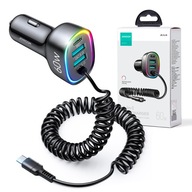 RÝCHLA NABÍJAČKA DO AUTOMOBILU JOYROOM 4v1 60w + VSTAVANÝ KÁBEL USB-C