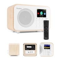 Internetové rádio Vicenza WIFI DAB+ FM biela batéria