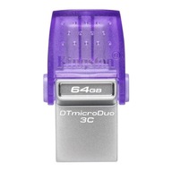 Pendrive Kingston DataTraveler microDuo 3C 64 GB 200 MB/S DUAL USB-A + USB-C