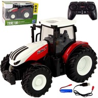 VEĽKÝ RC TRAKTOR RC TRAKTOR GUMOVÉ KOLESÁ LED SVET