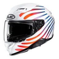 Moto prilba HJC F71 ZEN WHITE/RED biela červená modrá ZADARMO