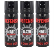 3 X SILNÝ PAPRIKOVÝ SPREJ NATO 50ml OBRANÝ GÉL