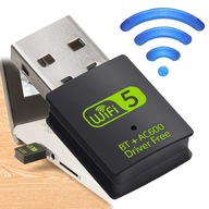 SIEŤOVÁ KARTA WIFI BLUETOOTH USB 600 Mbps