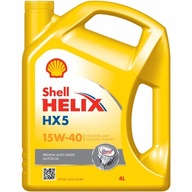 Minerálny motorový olej SHELL HELIX HX5 15W40 4L SL/CF