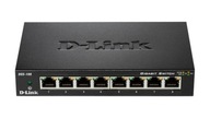 Neriadený prepínač D-LINK D-Link 8-portový DGS-