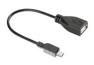 OTG USB Mini Usb kábel -20 cm čierny Mercedes MP4