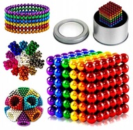 NEOCUBE MAGNETICKÉ GULIČKY 216 KS 5MM RAINBOW + KRABIČKA ZADARMO S ŠPONKOU