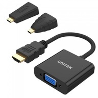 Unitek Y-6355 HDMI-VGA adaptér