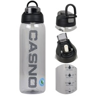 Fľaša na vodu motivačná fľaša so slamkou BPA free Casno 1000 ml