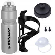 DUNLOP BICYKLOVÁ FĽAŠA 750ml KOŠ RUČKA SILVER set