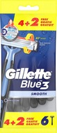 Gillette Blue 3 žiletky 4+2 zadarmo