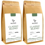 NUNO CLASSICBLEND ZRNKOVÁ KÁVA 2KG, ČERSTVO PRAŽENÉ