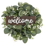 1ks Welcome Wreath Sign Home Welcome Garland