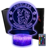 3D LED nočná lampa USB + diaľkové ovládanie Chelsea