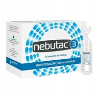 Nebutac 3 Hypertonický 3% roztok NaCl 30 ampuliek