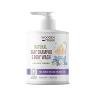 Sprchový gél a šampón na vlásky pre bábätká Natural Baby Shampoo & Body Wash