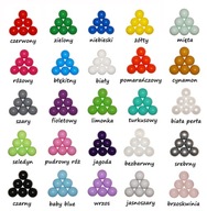 Gule, plastové loptičky, rôzne farby, 6 cm, 600 ks