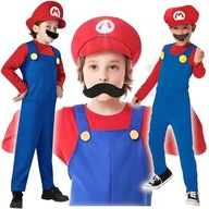 Karnevalový kostým Kostým Maškarné šaty SUPER MARIO Doplnky Veľkosť 110-120