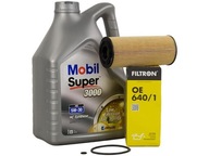 MOBIL SUPER 3000 5W30 XE 5L + OLEJOVÝ FILTER OE640/1