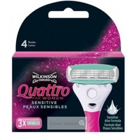 Wilkinson Sword Quattro For Women Náhradné žiletky 3s