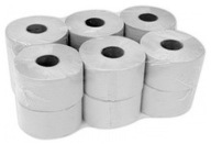 Šedý Jumbo toaletný papier, 1-vrstvový (12 kotúčov