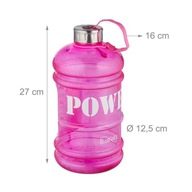 FĽAŠA, 2,2L kanister, posilňovňa POWER PINK