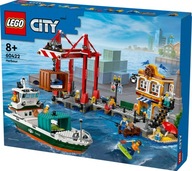 LEGO City 60422 Prímorský prístav s nákladnou loďou