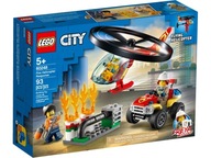 LEGO City 60248 Hasičský vrtuľník letí na záchranu