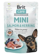 Brit Mini losos a sleď sterilizovaný 12 x 85 g