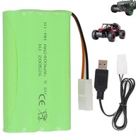 BATÉRIA NI-MH AA RC BATÉRIA 9,6V 2400mAh