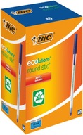 BIC ECOLUTIONS ROUND STIC BALLPOINT MODRÁ 60 KS.