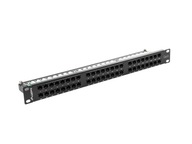 PATCH PANEL 48 PORT 1U 19' CAT.6 BLACK LANBERG