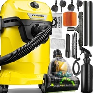 VYSÁVAČ WD 3 KARCHER SADA VEĽKÝCH TURBO KEFIEK