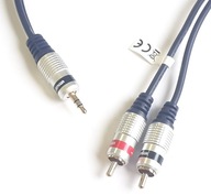 Jack kábel 3,5mm Stereo - 2x RCA VITALCO 2m