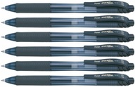 PENTEL gélové pero 0,7 MM BL107-A čierne x6