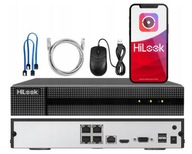 HiLook 4x PoE NVR-4CH-4MP/4P IP rekordér pre 4MPx IP kamery Aplikácia