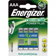 Dobíjacie batérie Energizer AAA HR03, 4 kusy