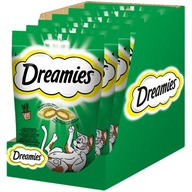 Pochúťka pre mačky Dreamies s nádychom kocúrnika 6x60g